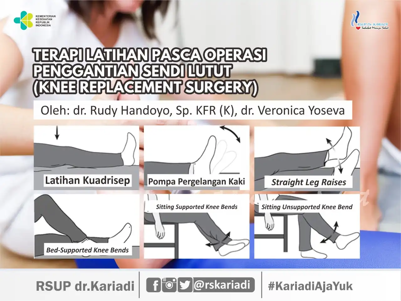 Gambar Konten TERAPI LATIHAN PASCA OPERASI PENGGANTIAN SENDI LUTUT